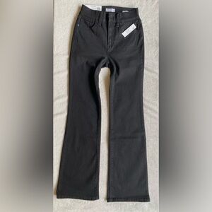 NWT Black Nine West High Rise Form Fit BootCut Jeans  Size S 4-6